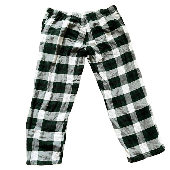 Michigan State Spartans Green and White Checkered Lounge Pants, Size XXL - Picture 2 of 4